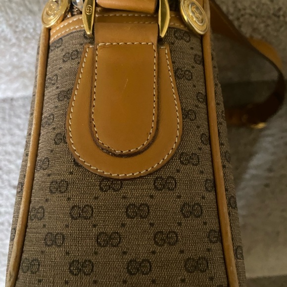 Gucci Vintage Rare Disco Brown tan bag in really good condition - Picture 5 of 13